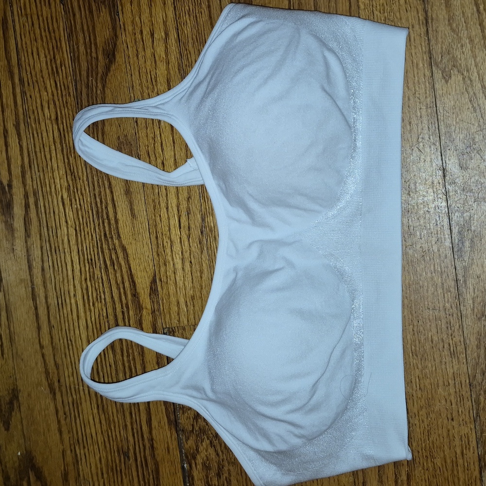 Truekind® Supportive Comfort Wireless Shaping Bra White XL Soft Wide Band 3 Hook